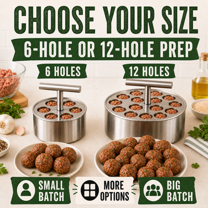🔥 LAST DAY — 50% OFF — Manual Stainless Steel Meatball Maker