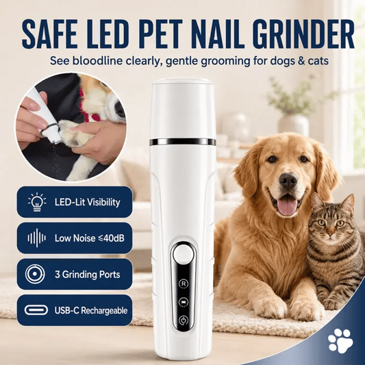 PET NAIL CARELED-Lit Low-NoiseNail Grinder
