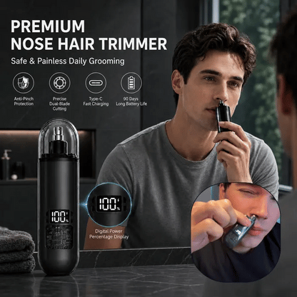 Dluvivo ElectricNose Hair Trimmer Quiet Precision Grooming With Smart Display（upsell）