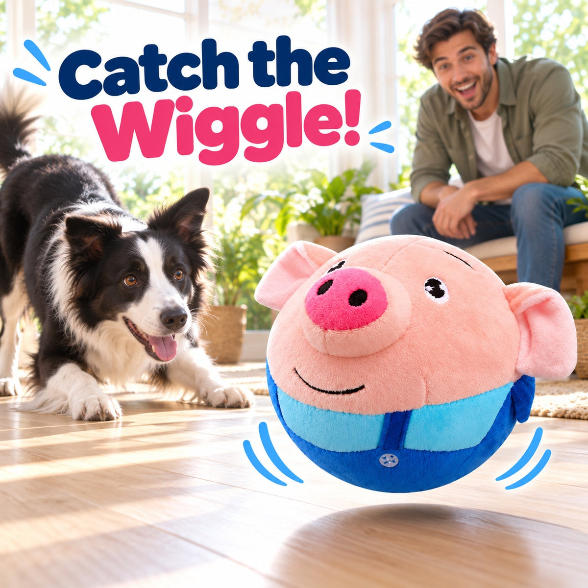 🔥 Ending Soon 60%– Self-Rolling Dog Toy Ball