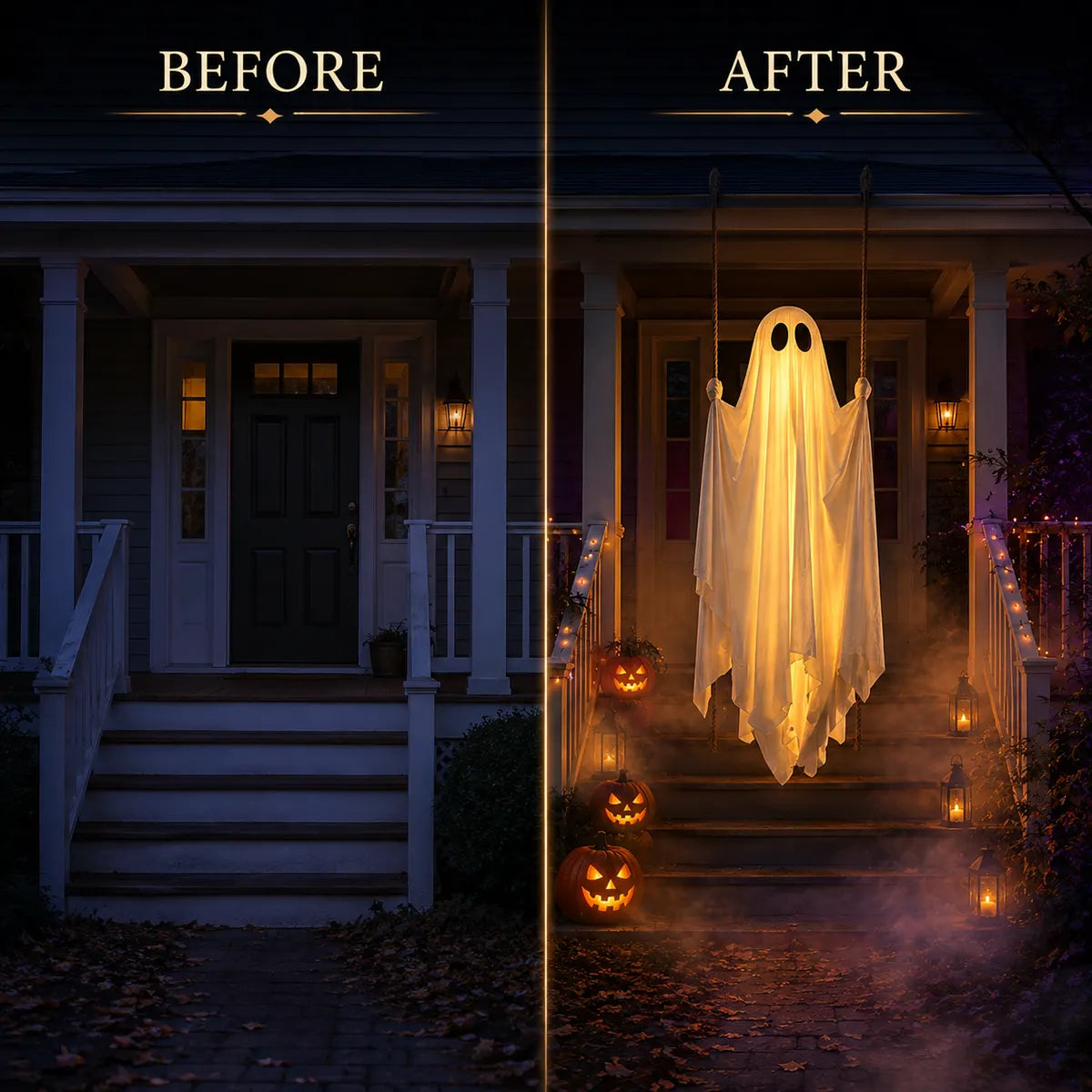 BooDrift® 5FT Light-Up Swinging Ghost