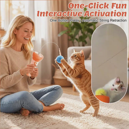 Pounzora®  Interactive Cat Ball Launcher