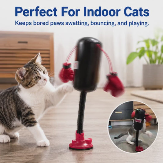 PawBoxa® Interactive Cat Boxing Toy