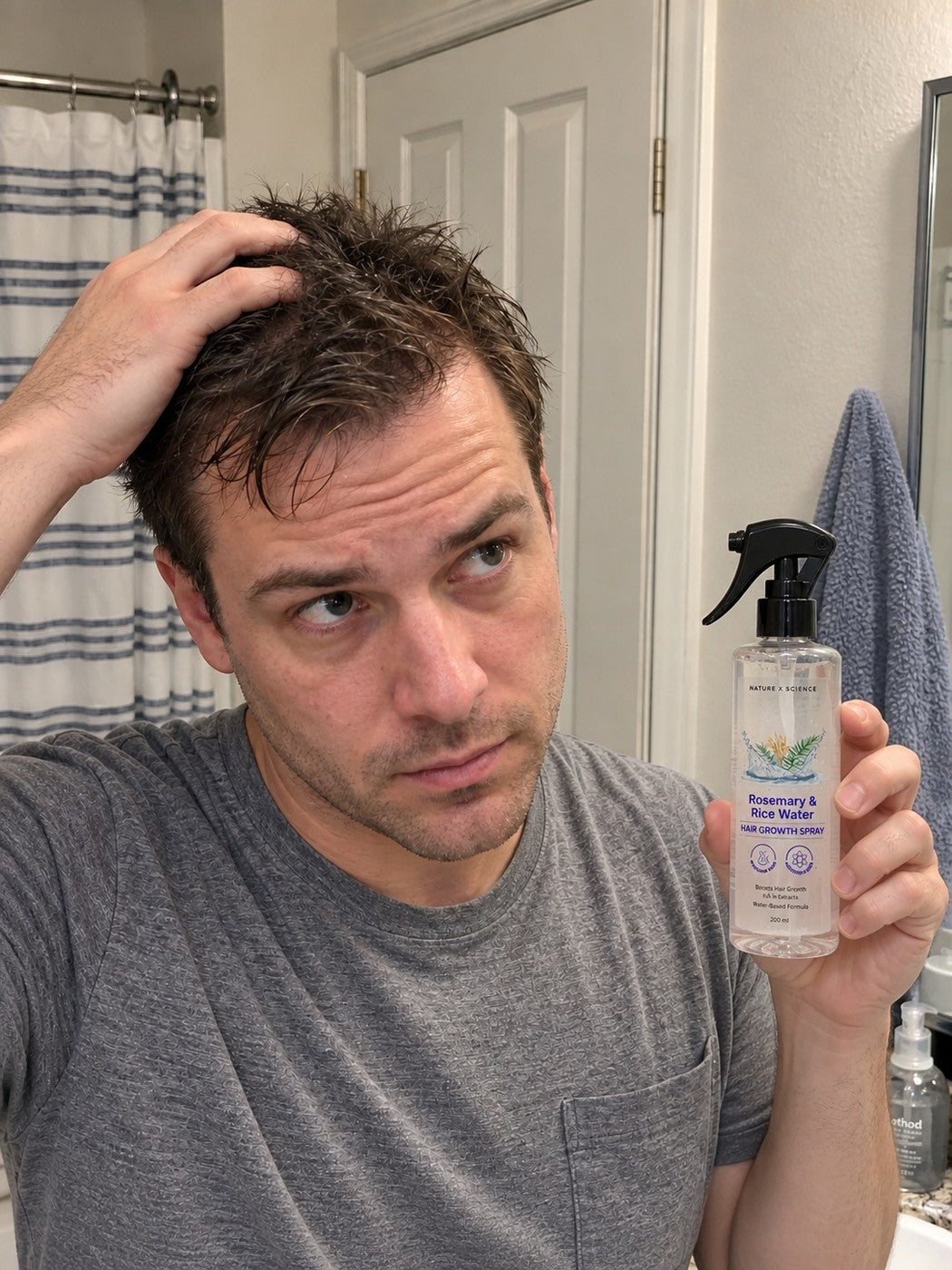 Illustrative photo of short hair daily care