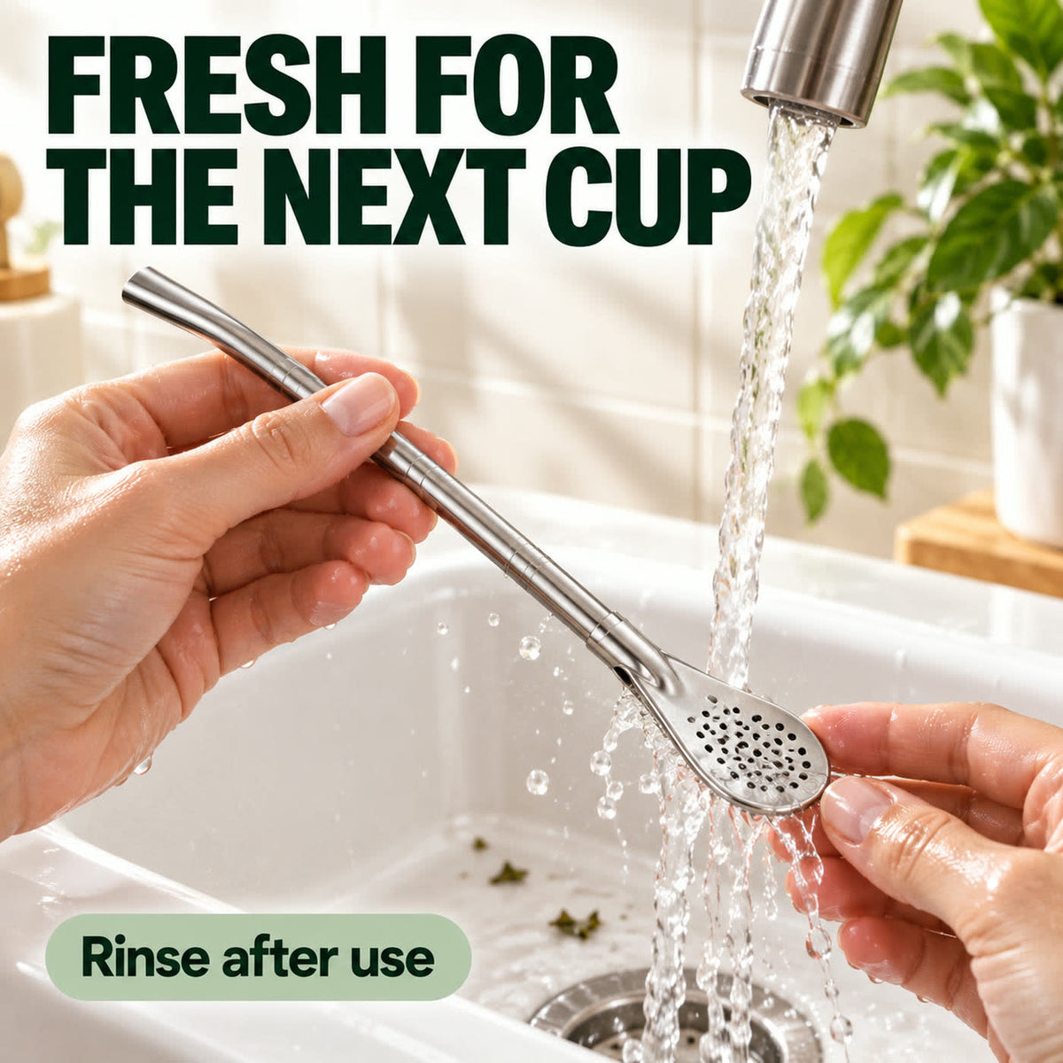 🔥 LIMITED DEAL 62% - Tea Filter Straw - Sip, Stir & Strain