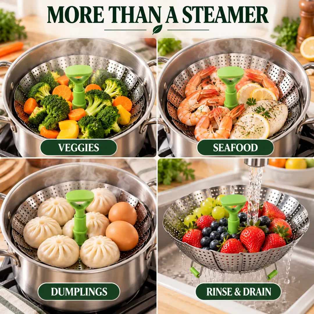 More than a steamer use cases for vegetables seafood dumplings and rinsing