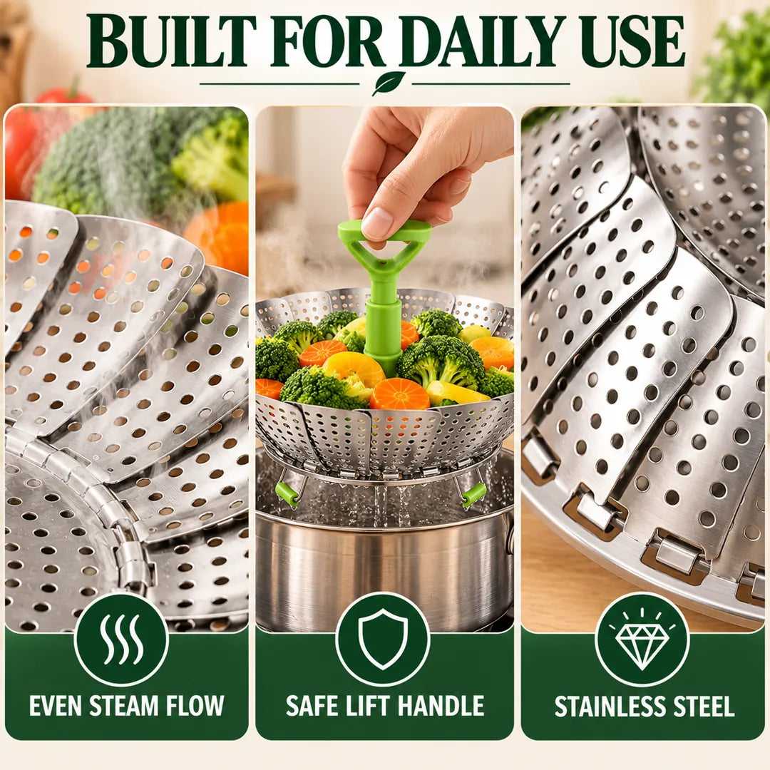 Built for daily use steamer details