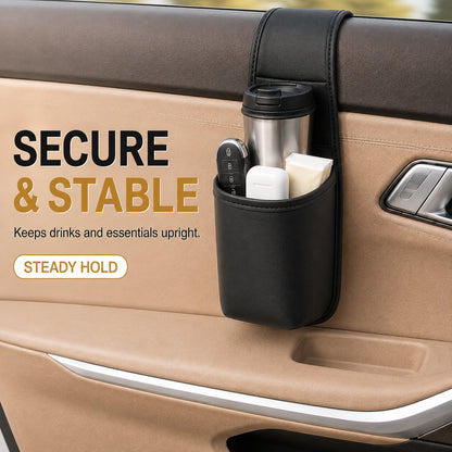 🚗 Tavelyq® Removable Nano Gel Car Door Storage Pocket & Cup Holder