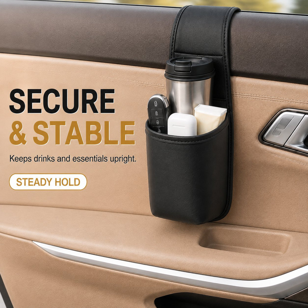 👑 LAST DAY: 42% OFF 🚗Tavelyq® Car Door Storage Pocket & Cup Holder