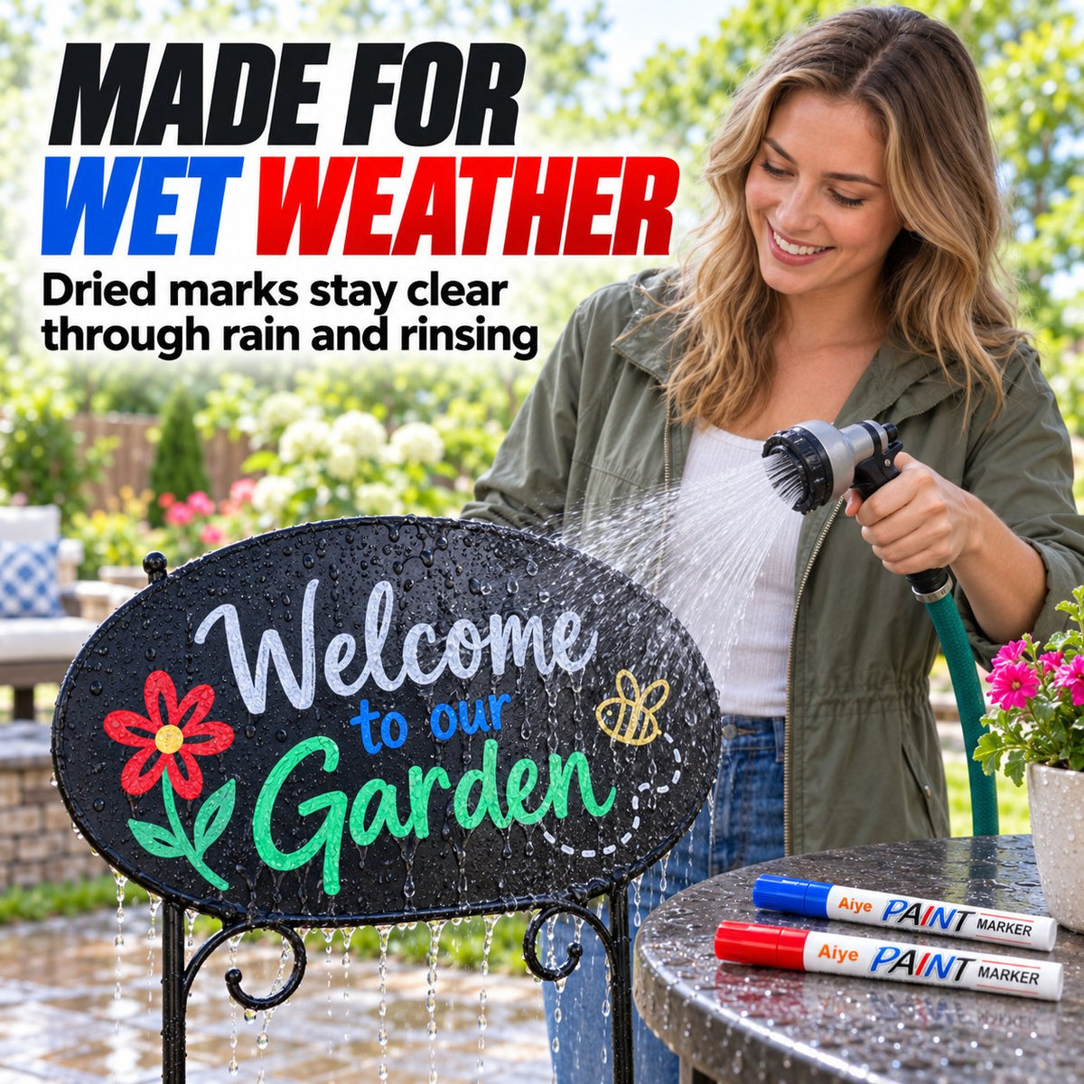 🔥Limited-Time Deal 75% - AMFUN Waterproof Paint Markers | Exclusive Savings