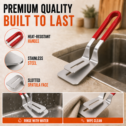 🔥 LIMITED-TIME 64% OFF — 2-in-1 Grill Clamp Spatula