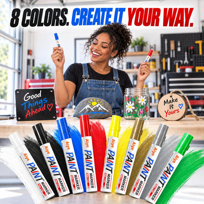 🔥Limited-Time Deal 75% - AMFUN Waterproof Paint Markers | Exclusive Savings