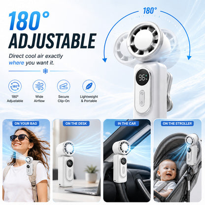 Dluvivo®Portable Clip-OnCooling FanHands