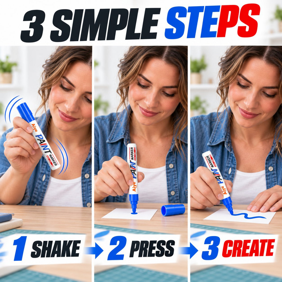 🔥Limited-Time Deal 75% - AMFUN Waterproof Paint Markers | Exclusive Savings