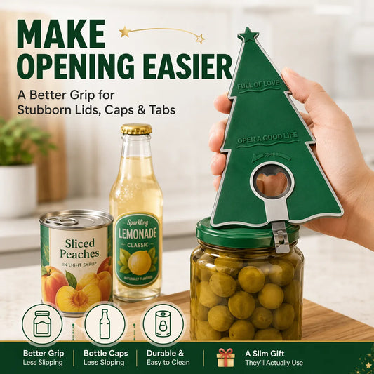 GripTree®-CHRISTMAS TREE Multi-Function Bottle & Can Opener