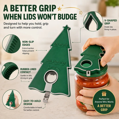 GripTree®-CHRISTMAS TREE Multi-Function Bottle & Can Opener