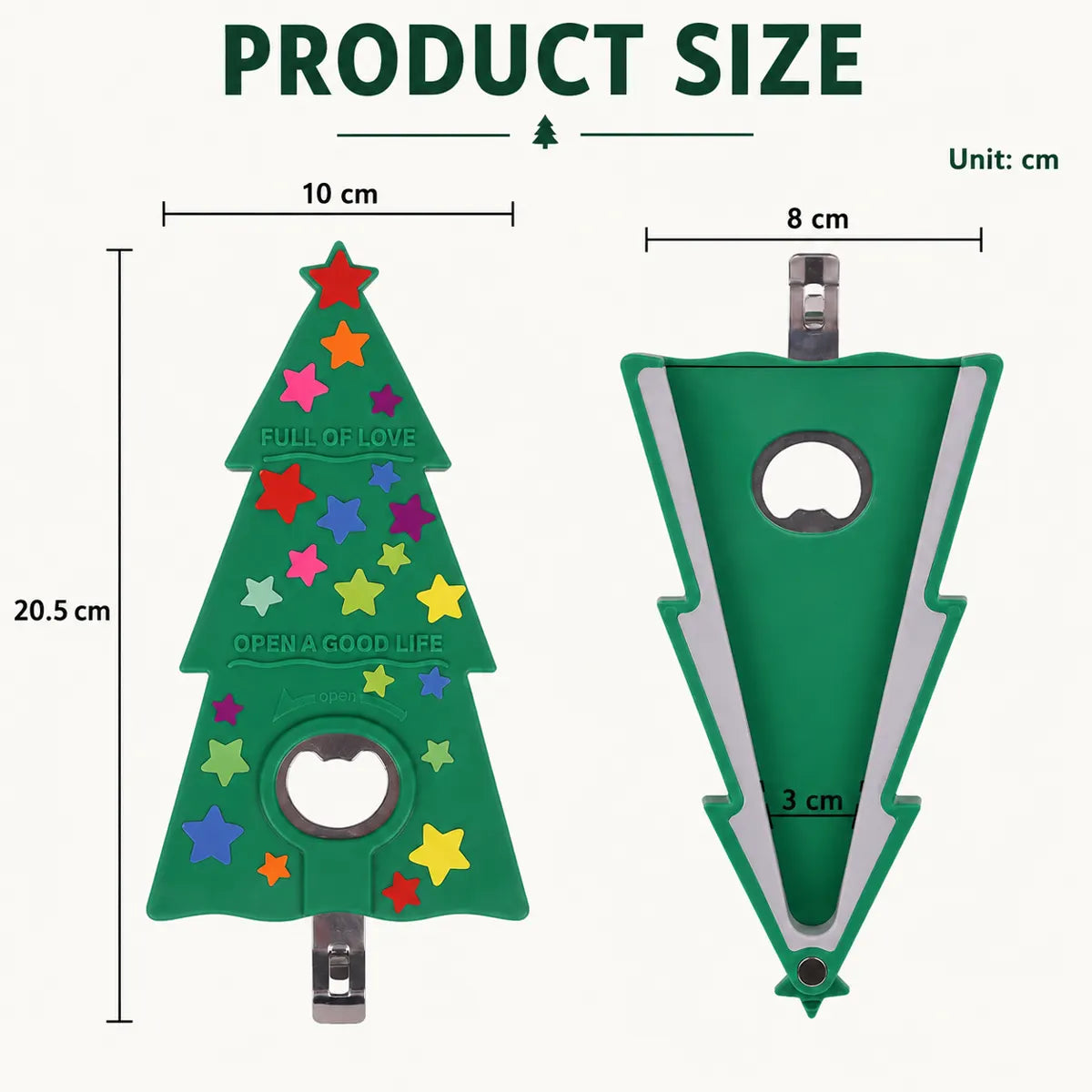 GripTree®-CHRISTMAS TREE Multi-Function Bottle & Can Opener