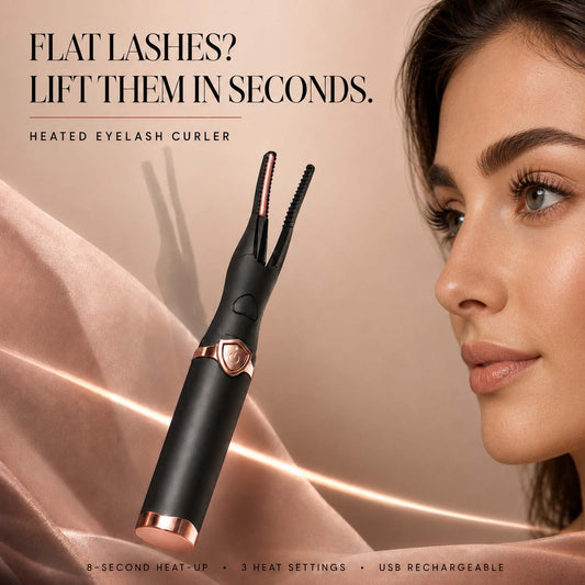 FENALBRIGHT® ✨ 👁 Electric Eyelash Curler for Instant Glam - Blink & Dazzle