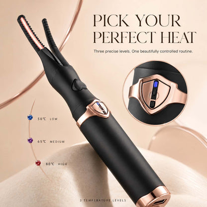 FENALBRIGHT® ✨ 👁 Electric Eyelash Curler for Instant Glam - Blink & Dazzle