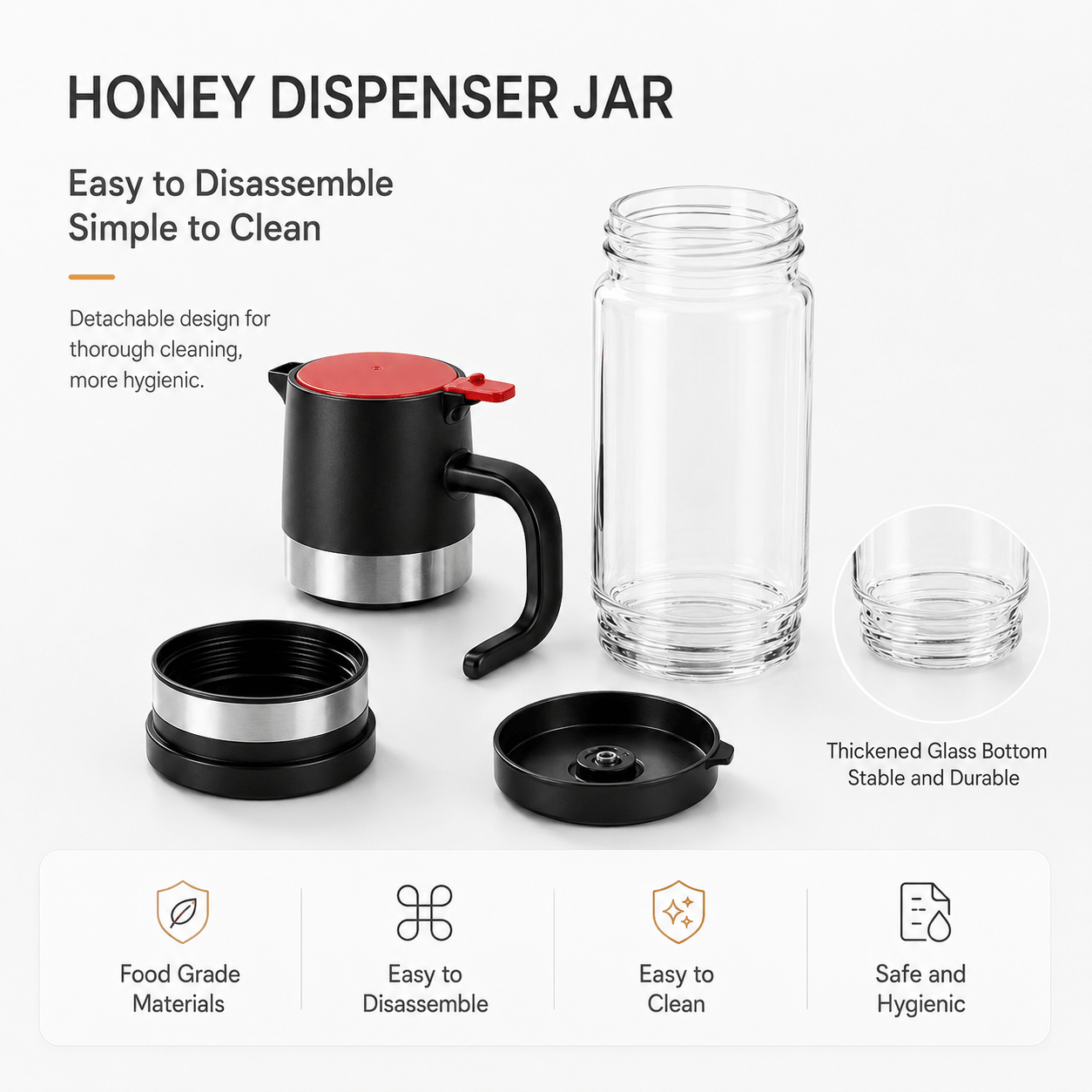 No More Sticky Honey Bottles