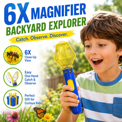 Dluvivo®Kids BugCatcher & 6xMagnifier OutdoorExplorer Toy