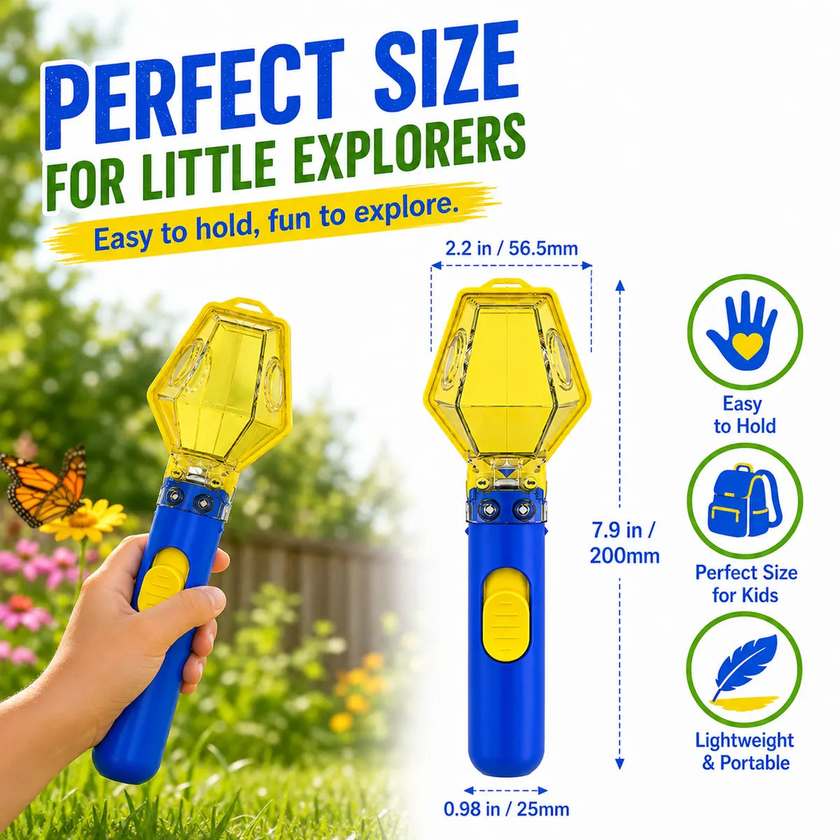 Dluvivo®Kids BugCatcher & 6xMagnifier OutdoorExplorer Toy