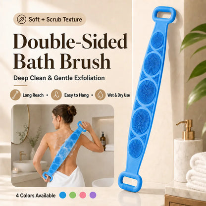 🔥Exclusive 70% OFF – Double-Sided Bath Brush – Limited-Time Deal